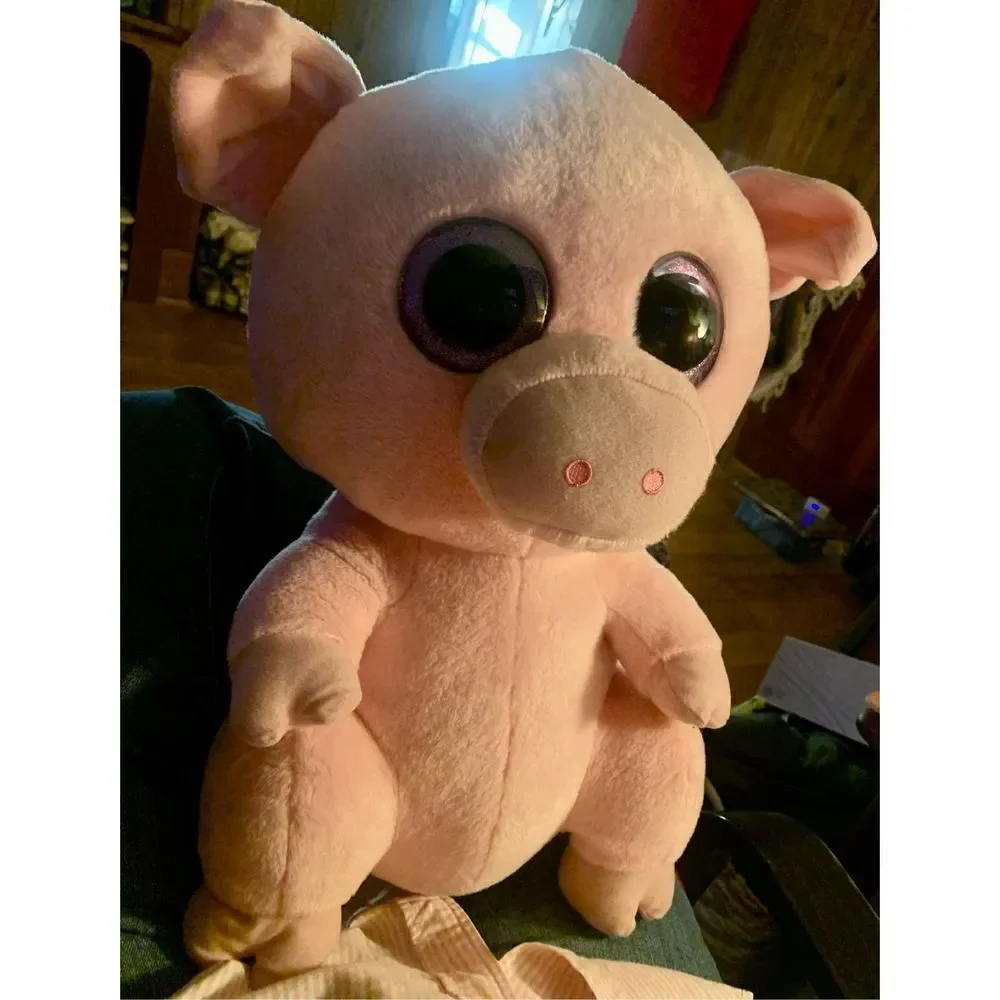 TY Beanie Baby Large Posey Pig
